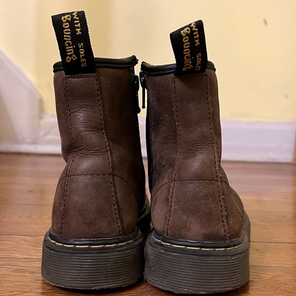 JUNIOR LEATHER LACE UP BOOTS - Picture 3 of 7